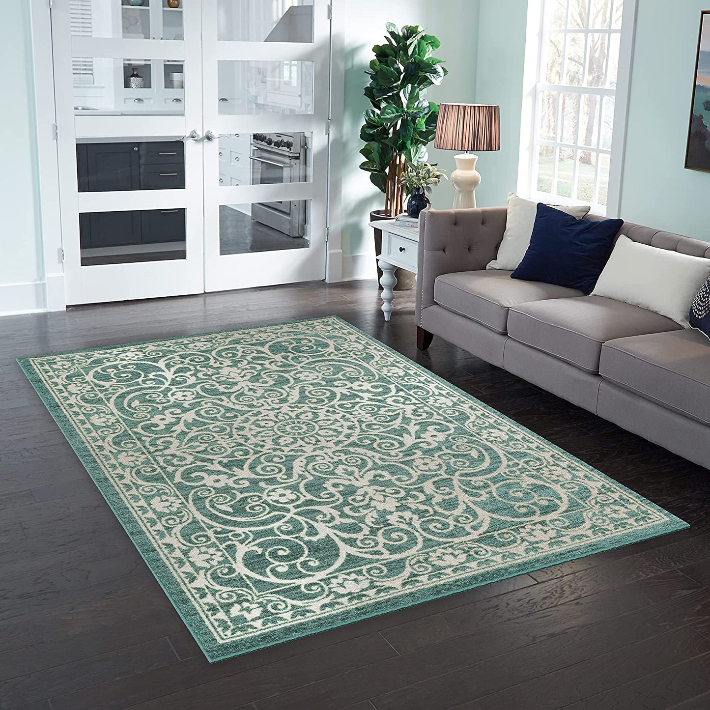 Maples Rugs Area Rug - Pelham  Large Area Rugs Light Spa