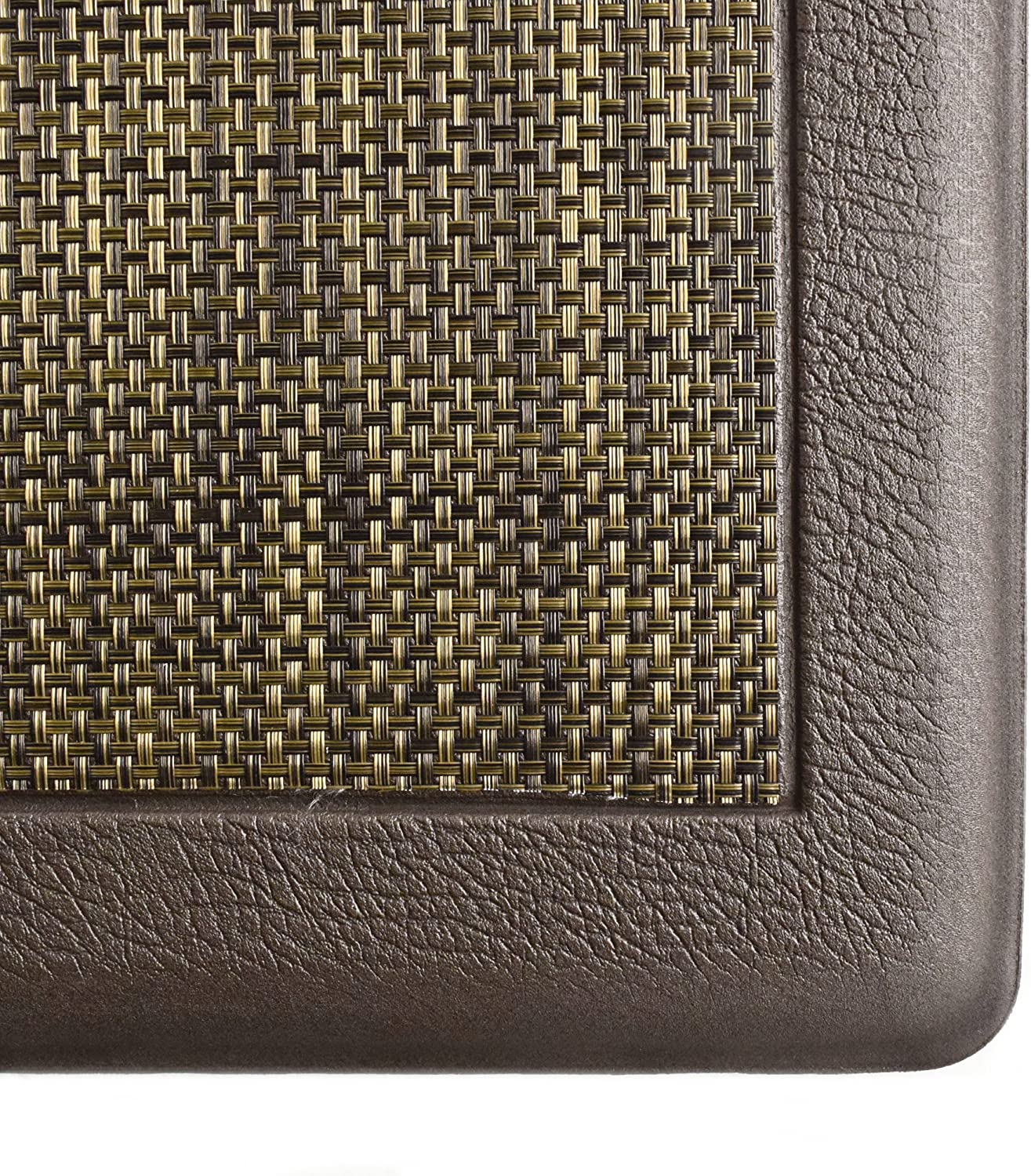Ergonomic Anti Fatigue Workstation Memory Foam Mat in Stone 39"×20"×0.50" (L×W×H)