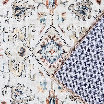 Brick Red Vintage Persian Traditional Area Rug