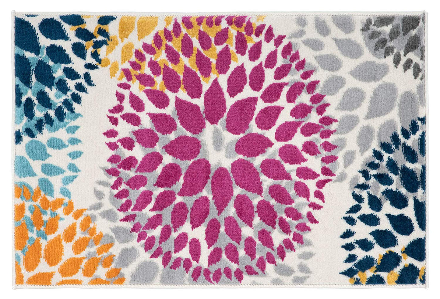 Floral Multi-color Area Rugs