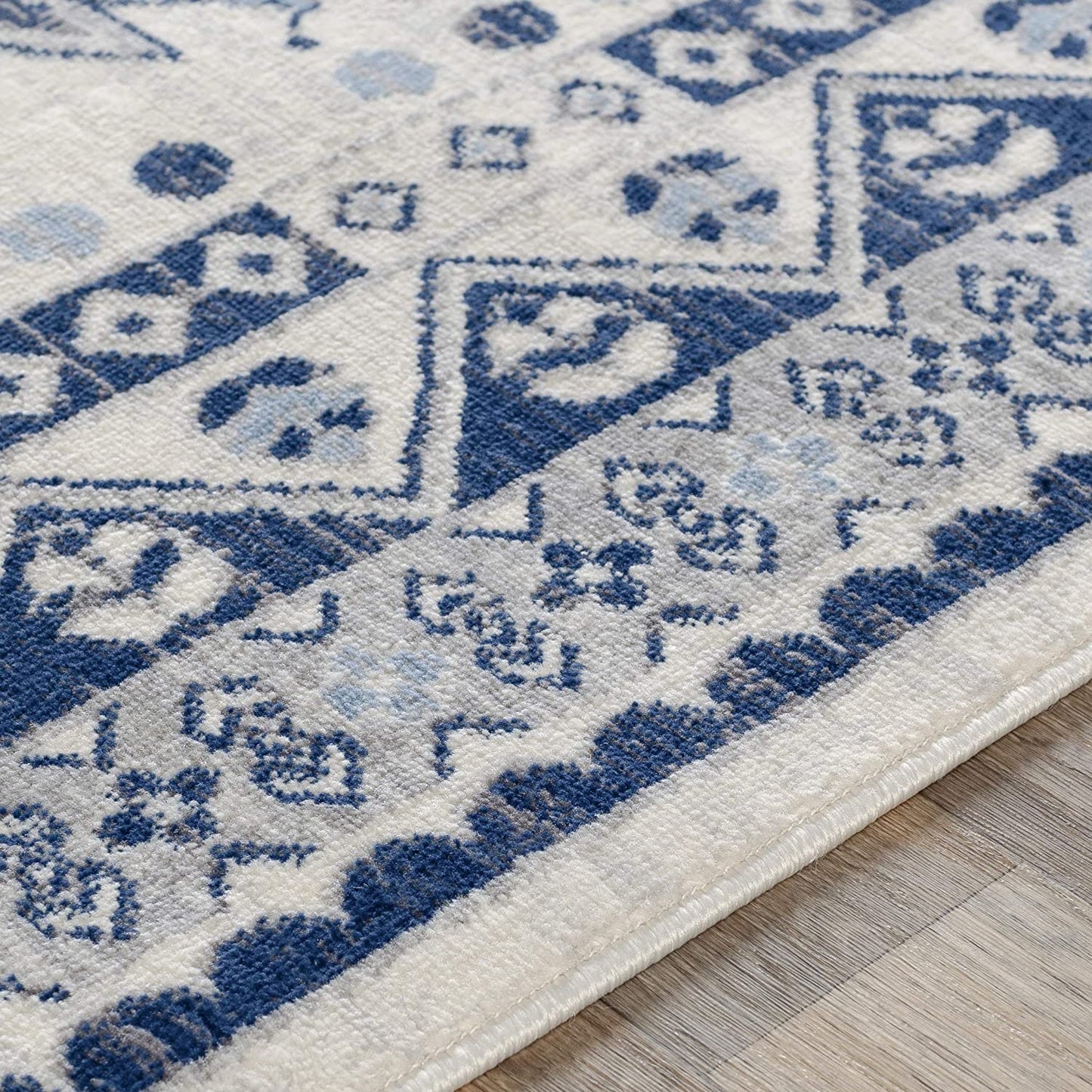 Dagmara Soft Area Rug Navy Blue