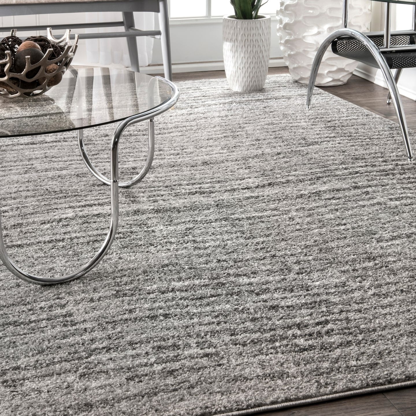 Contemporary Grey Soft Area Rugs