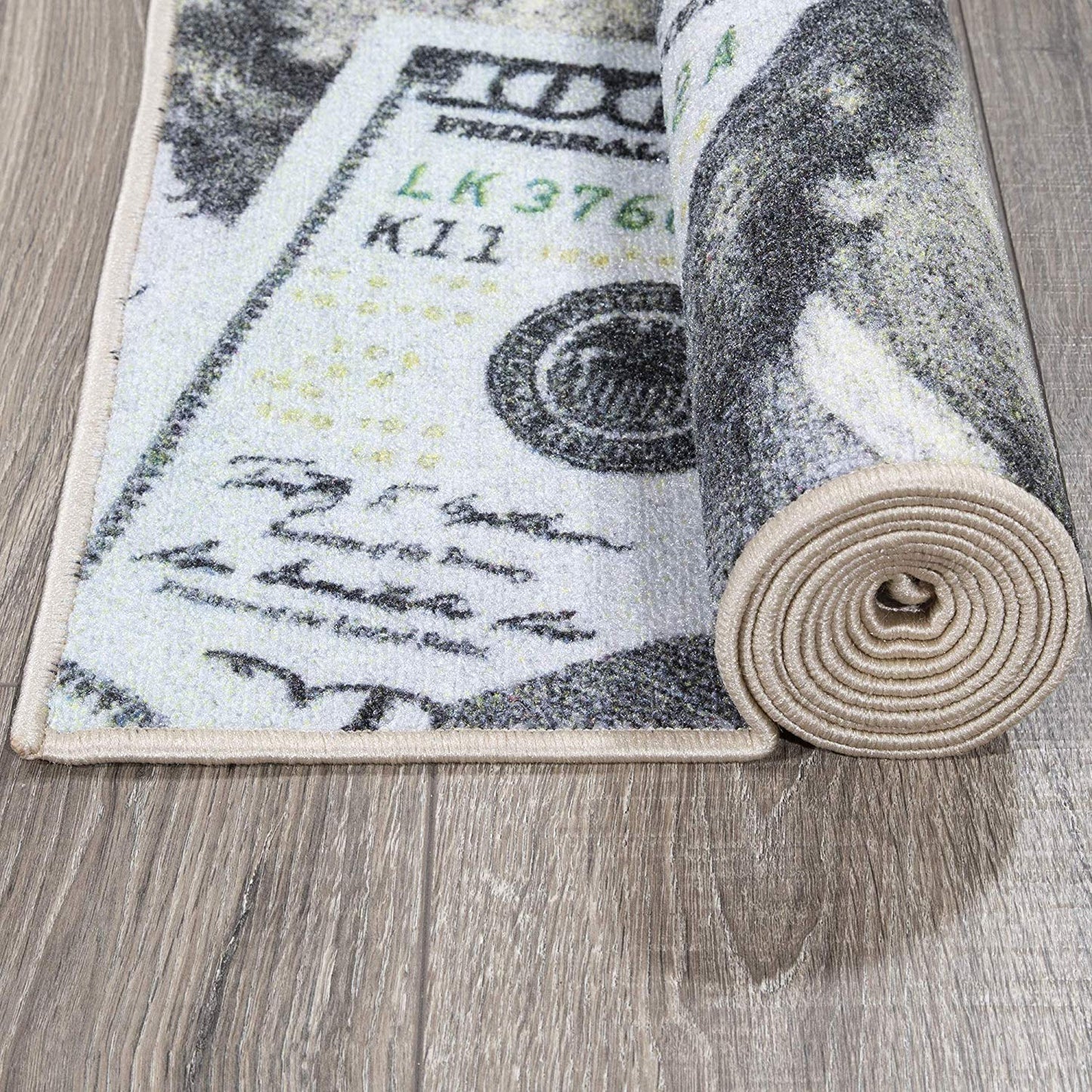 Dollar Printed Pattern Non-skid Area rug