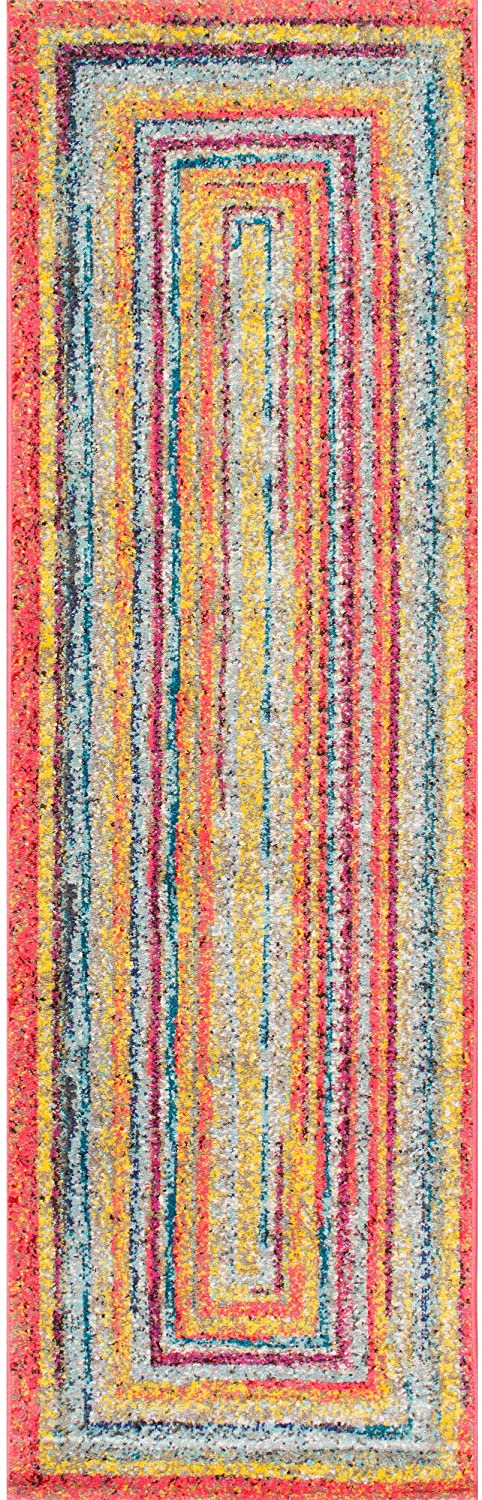 Brady Abstract Maze Runner Rug, Multi