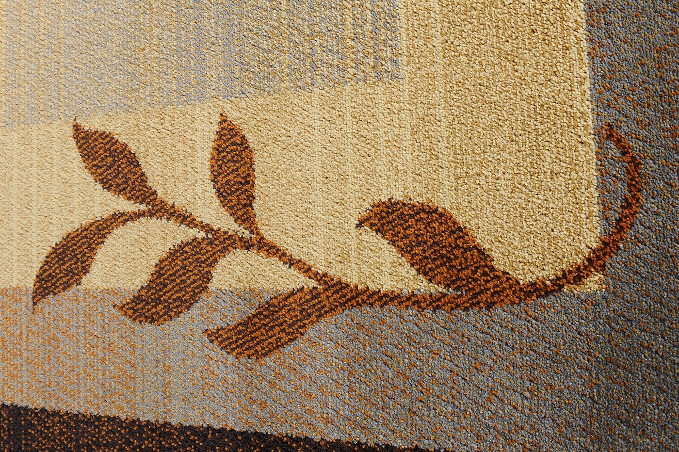 Bordered Design Brown Beige Soft Area Rugs