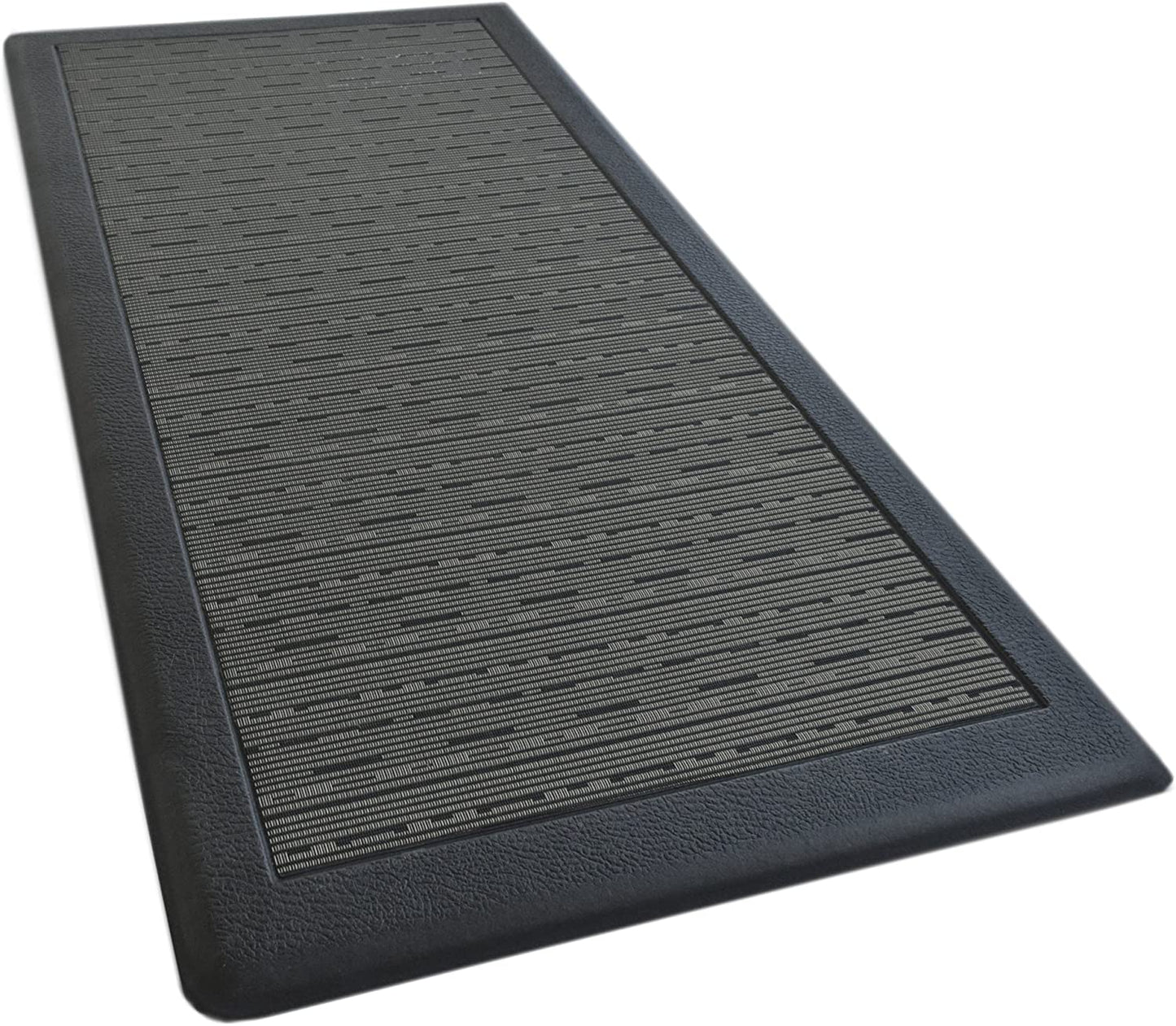 Ergonomic Anti Fatigue Workstation Memory Foam Mat in Stone 39"×20"×0.50" (L×W×H)
