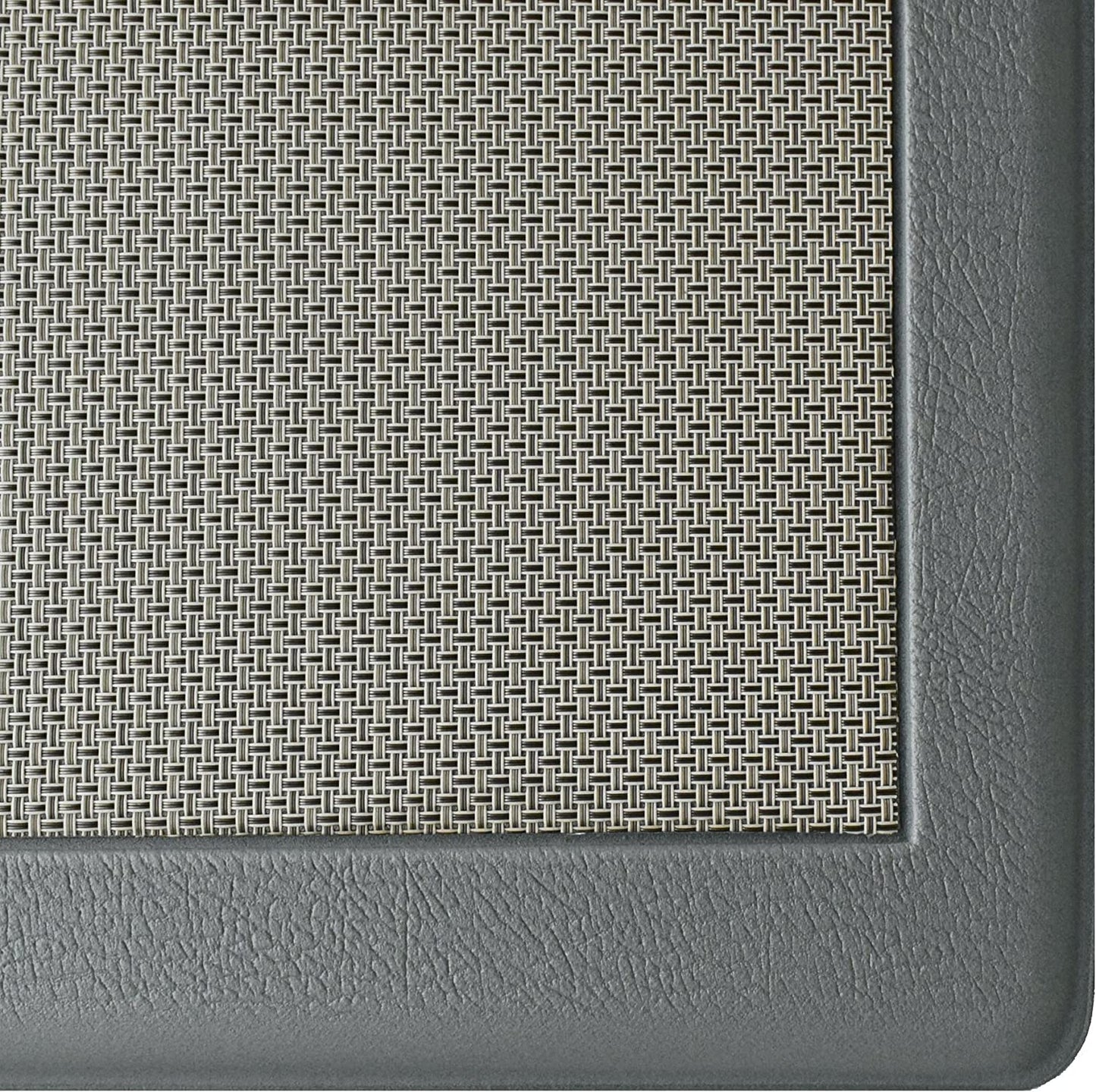 Ergonomic Anti Fatigue Workstation Memory Foam Mat in Stone 39"×20"×0.50" (L×W×H)