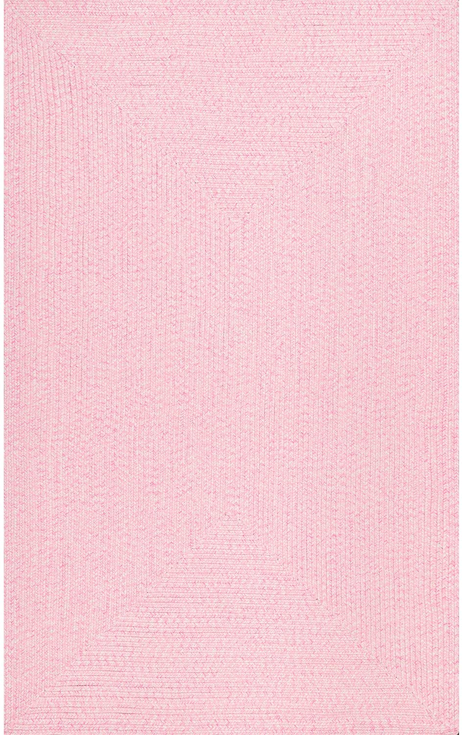 Braided Handmade Pink Indoor/Outdoor Soft Area Rug