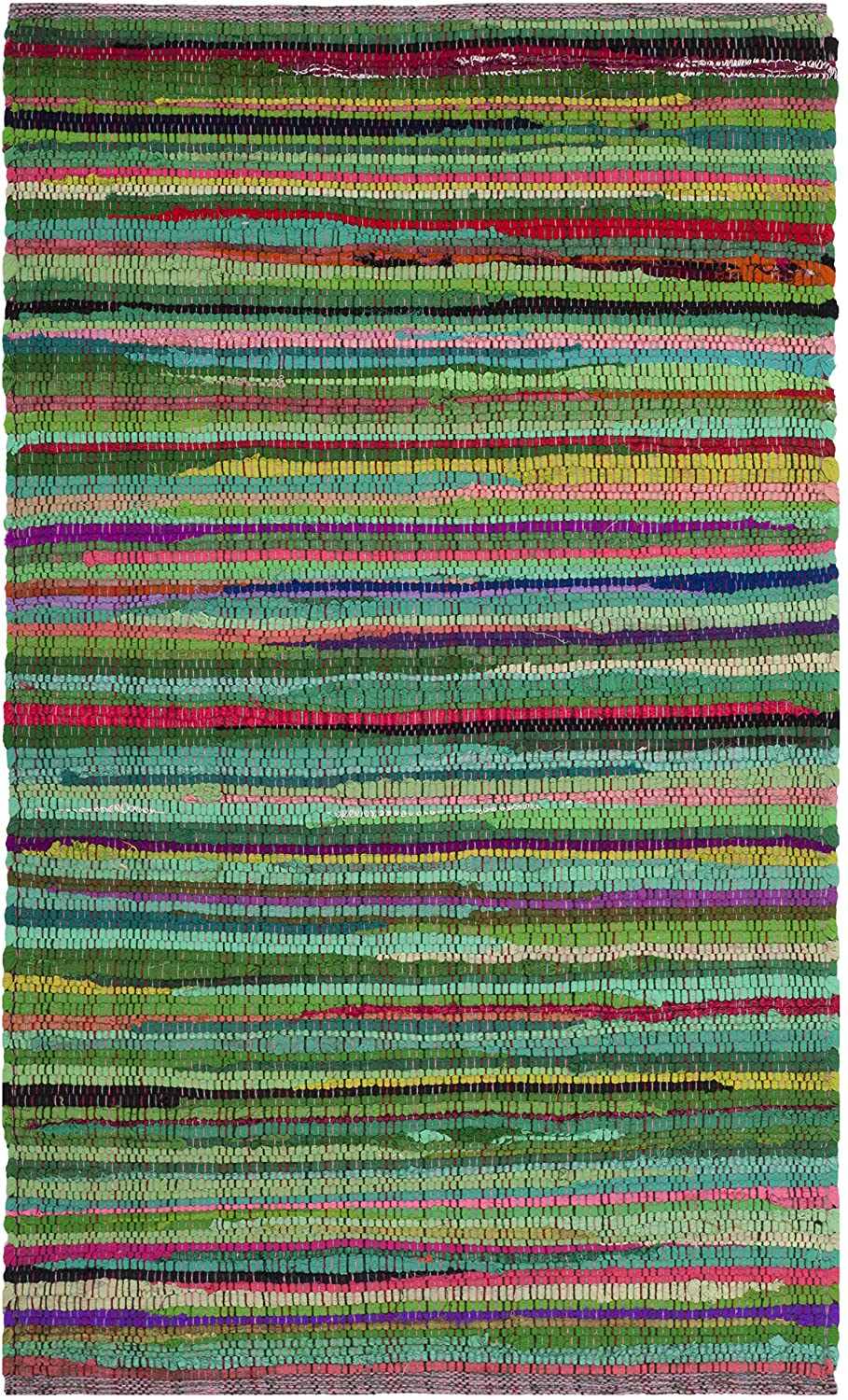 Hand Made Green and Multi Area Rug