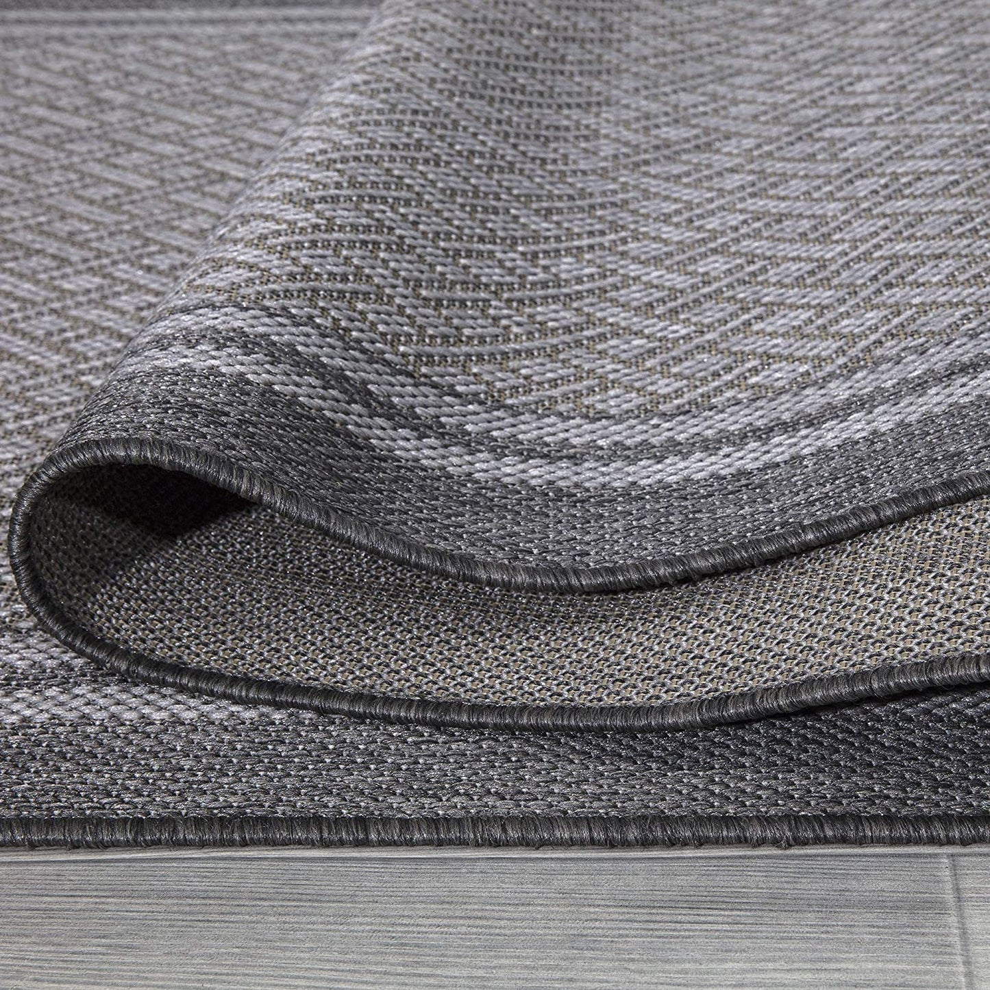 Jardin Indoor/Outoor Light Grey Area Rug