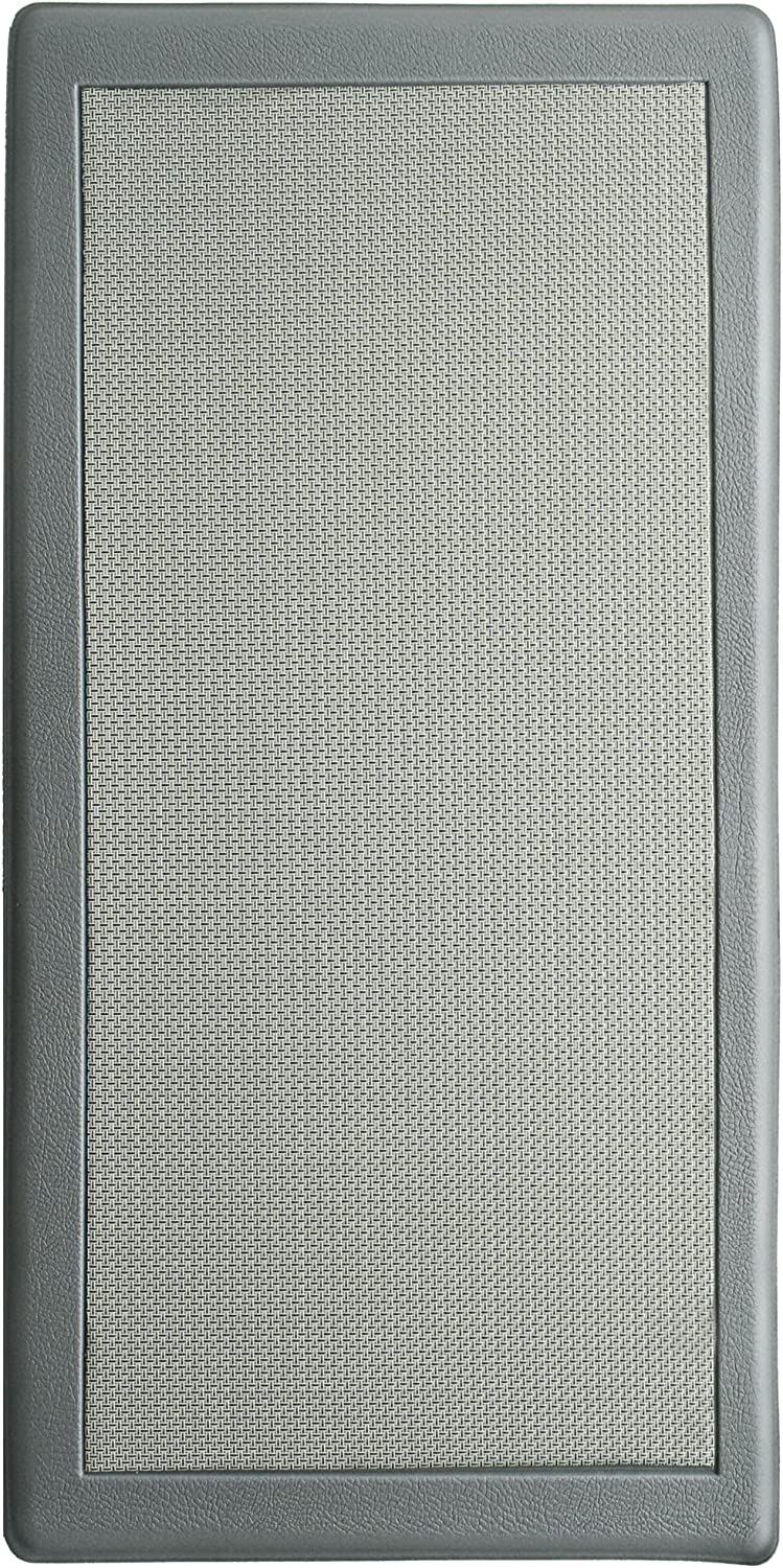Ergonomic Anti Fatigue Workstation Memory Foam Mat in Stone 39"×20"×0.50" (L×W×H)