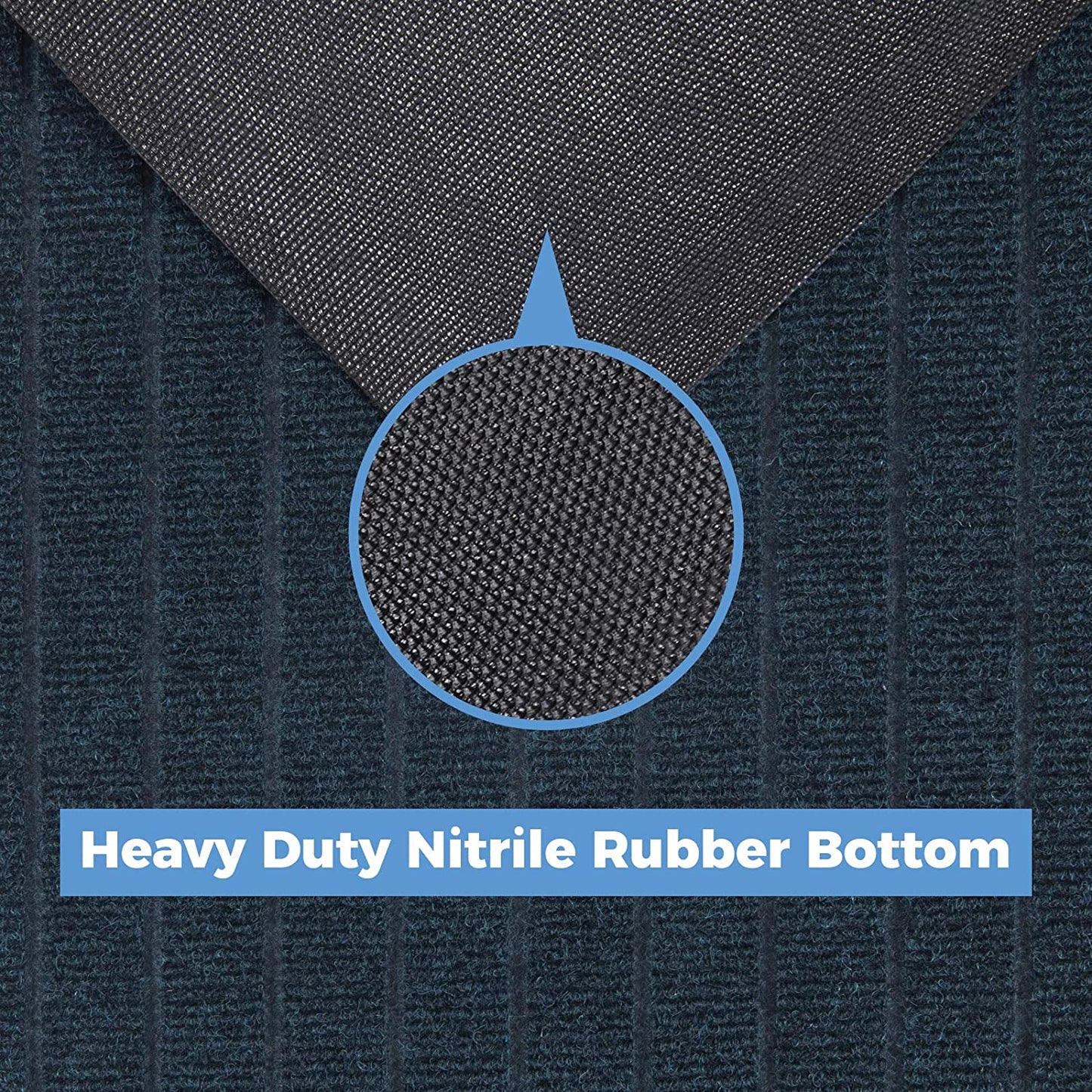 2 Pack Indoor Mat Door Heavy Duty Non Slip Rubber Backing Doormat