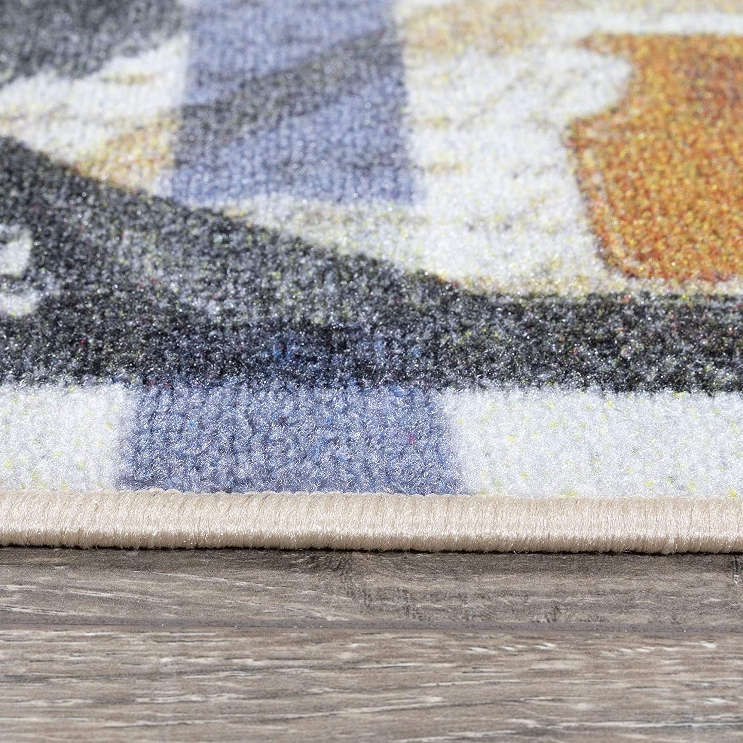 Hundred Dollar Bill Runner Rug, 22" x 53', Multicolor