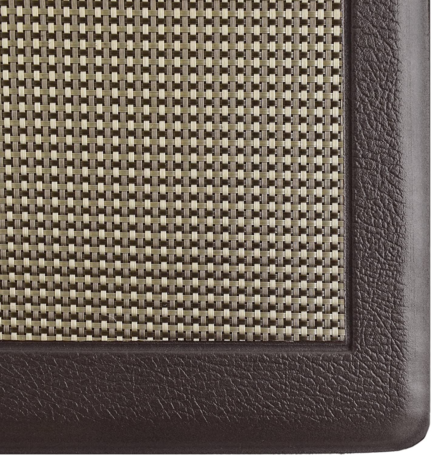 Ergonomic Anti Fatigue Workstation Memory Foam Mat in Stone 39"×20"×0.50" (L×W×H)