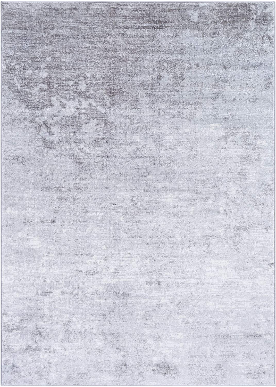 Choukri Modern Abstract Soft Area Rug Grey