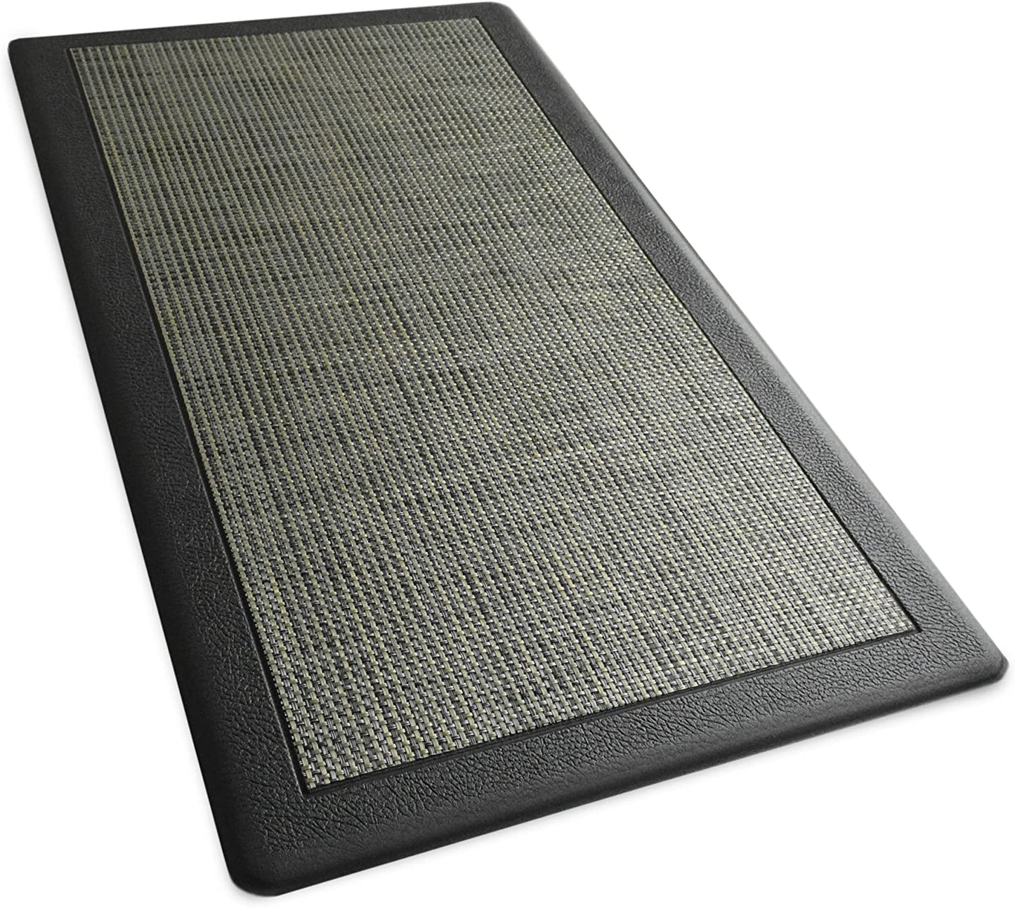 Ergonomic Anti Fatigue Workstation Memory Foam Mat in Stone 39"×20"×0.50" (L×W×H)