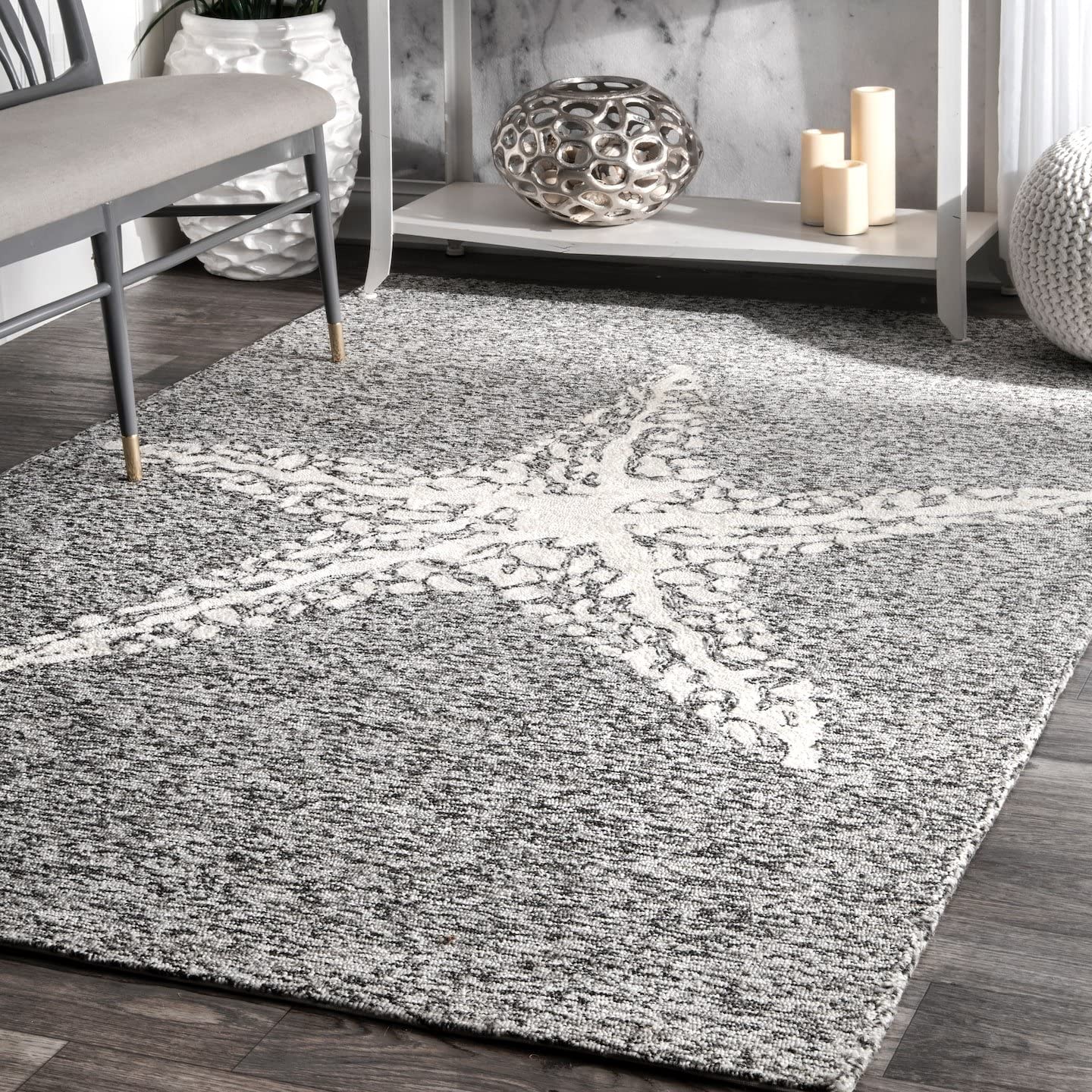 Marine Hand Hooked Indoor/Outdoor Accent Rug