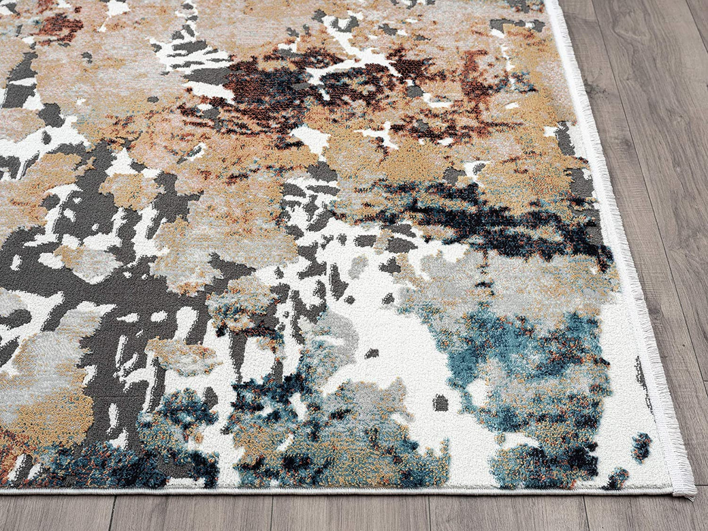 Contemporary Distressed Farmhouse Modern Multi Area Rug