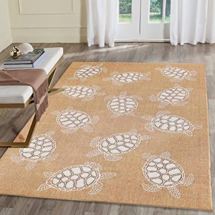 Carmel Indoor Outdoor Rug Comfortable & Durable, Power Loomed, Polypropylene Material, UV Stabilized, Styled Rug