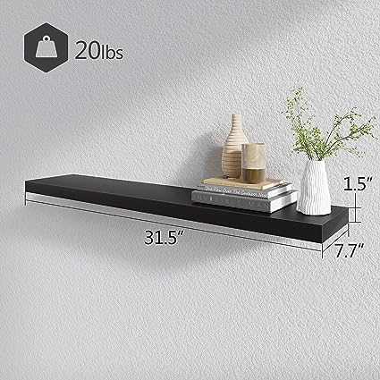 Set L24xW6 Decor Wall Mounted Hanging Shelves