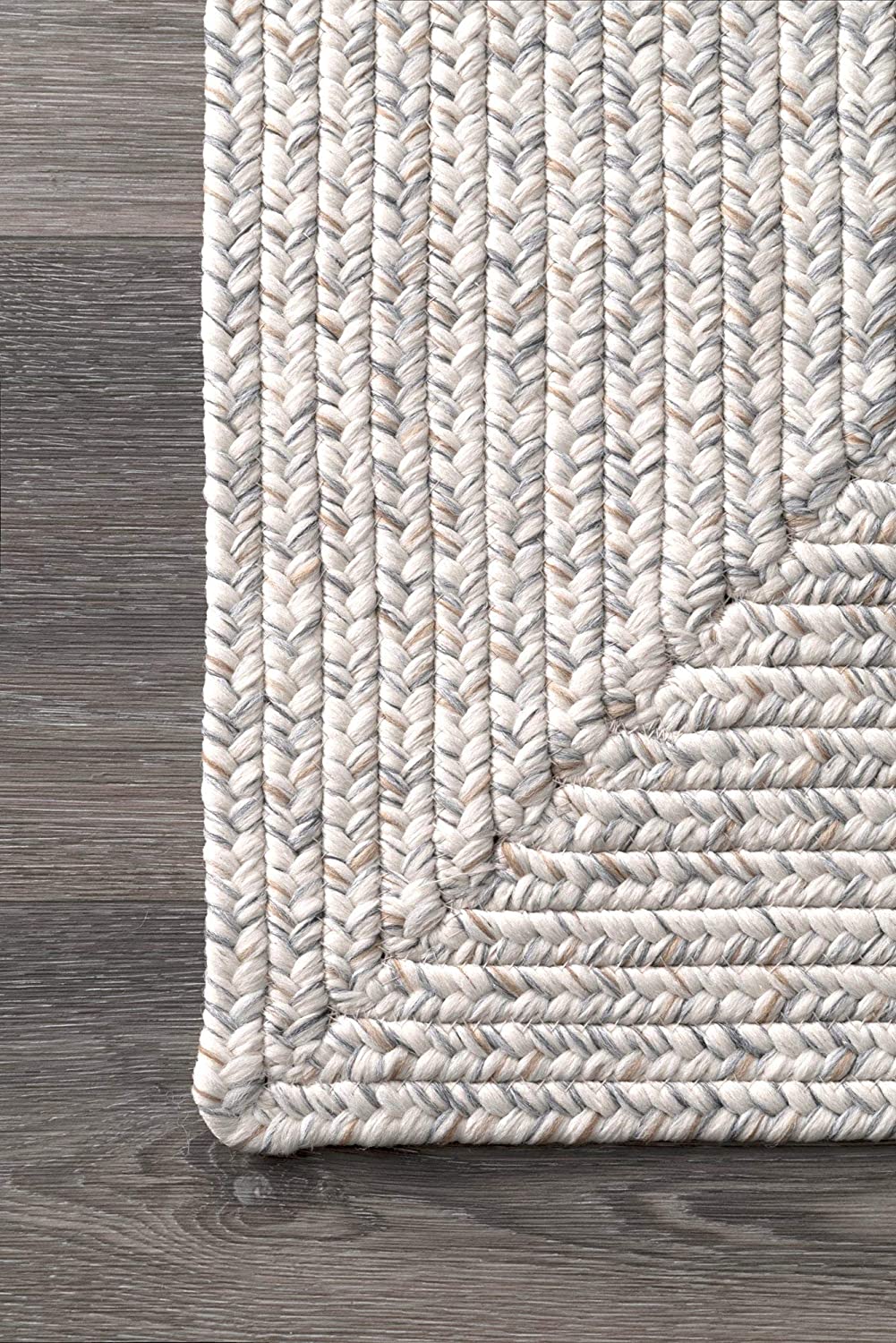 Braided Handmade Ivory Indoor/Outdoor Soft Area Rug