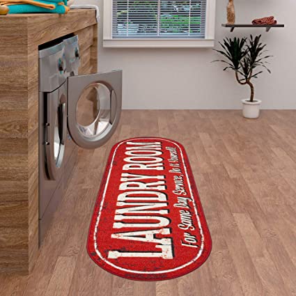 Laundry Collection Runner Area Rug 20" X 59"