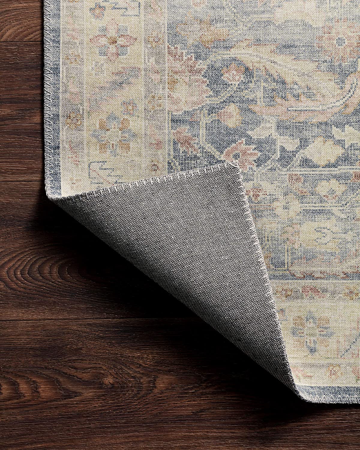 Hathaway Collection HTH-04 Beige / Multi, Traditional Area Rug