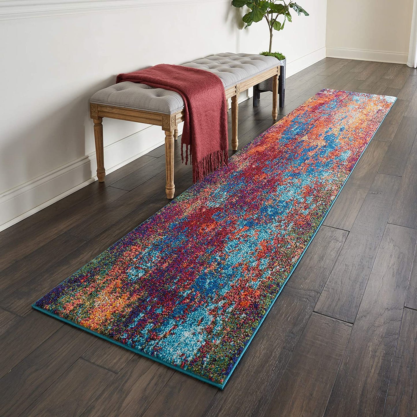 Celestial Modern/Contemporary Atlantic Soft Area Rug