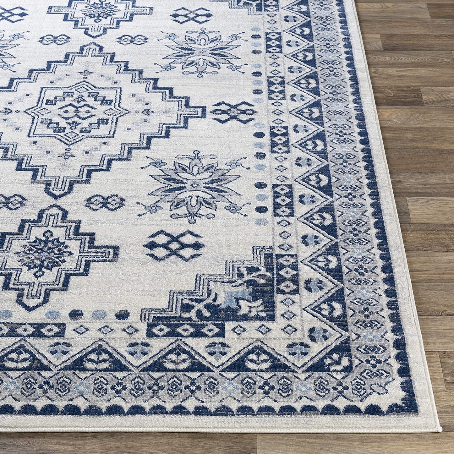 Dagmara Soft Area Rug Navy Blue