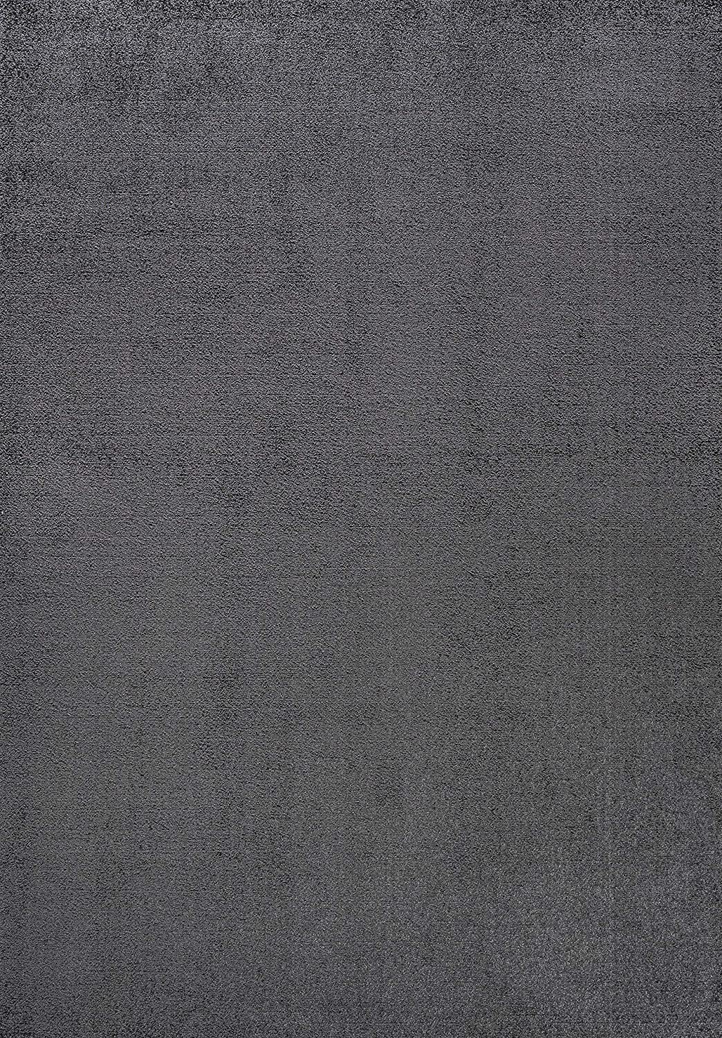 Haze Solid Low-Pile Red Soft Area Rug