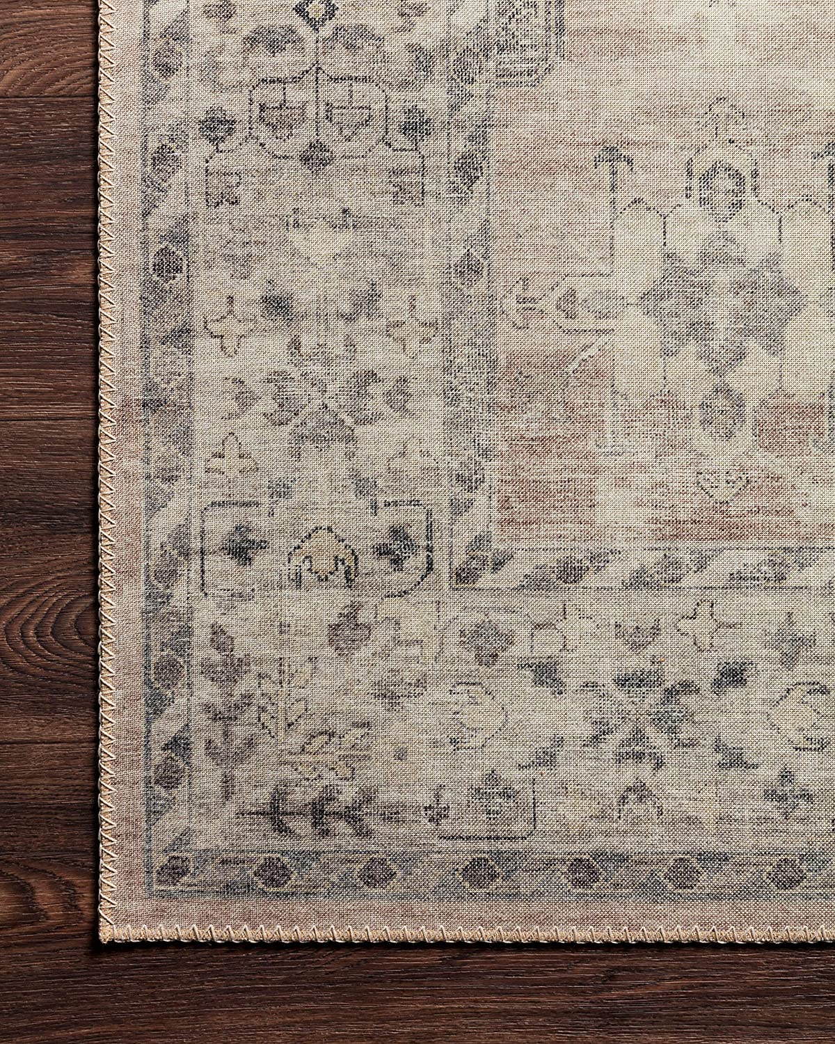 Hathaway Collection Java / Multi, Traditional Soft Area Rug