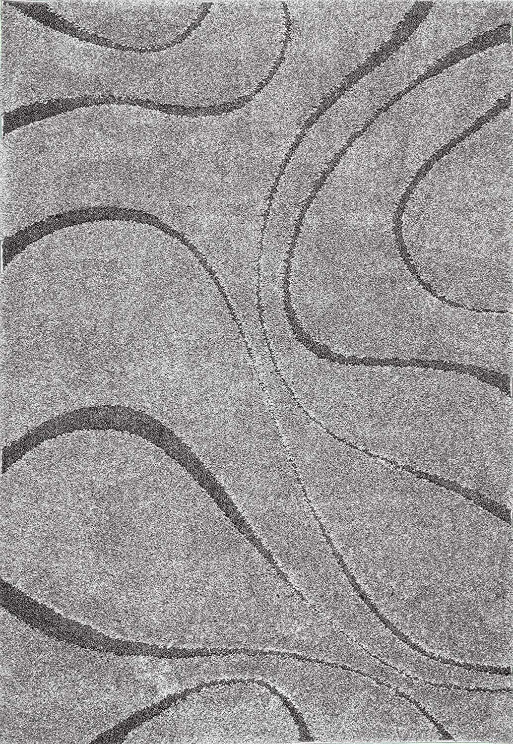 Dark Gray Soft Plush Shag Area Rug