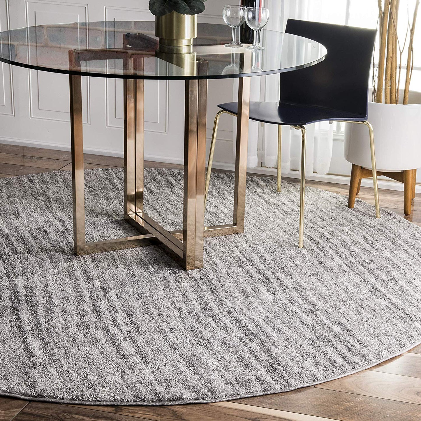 Contemporary Grey Soft Area Rugs