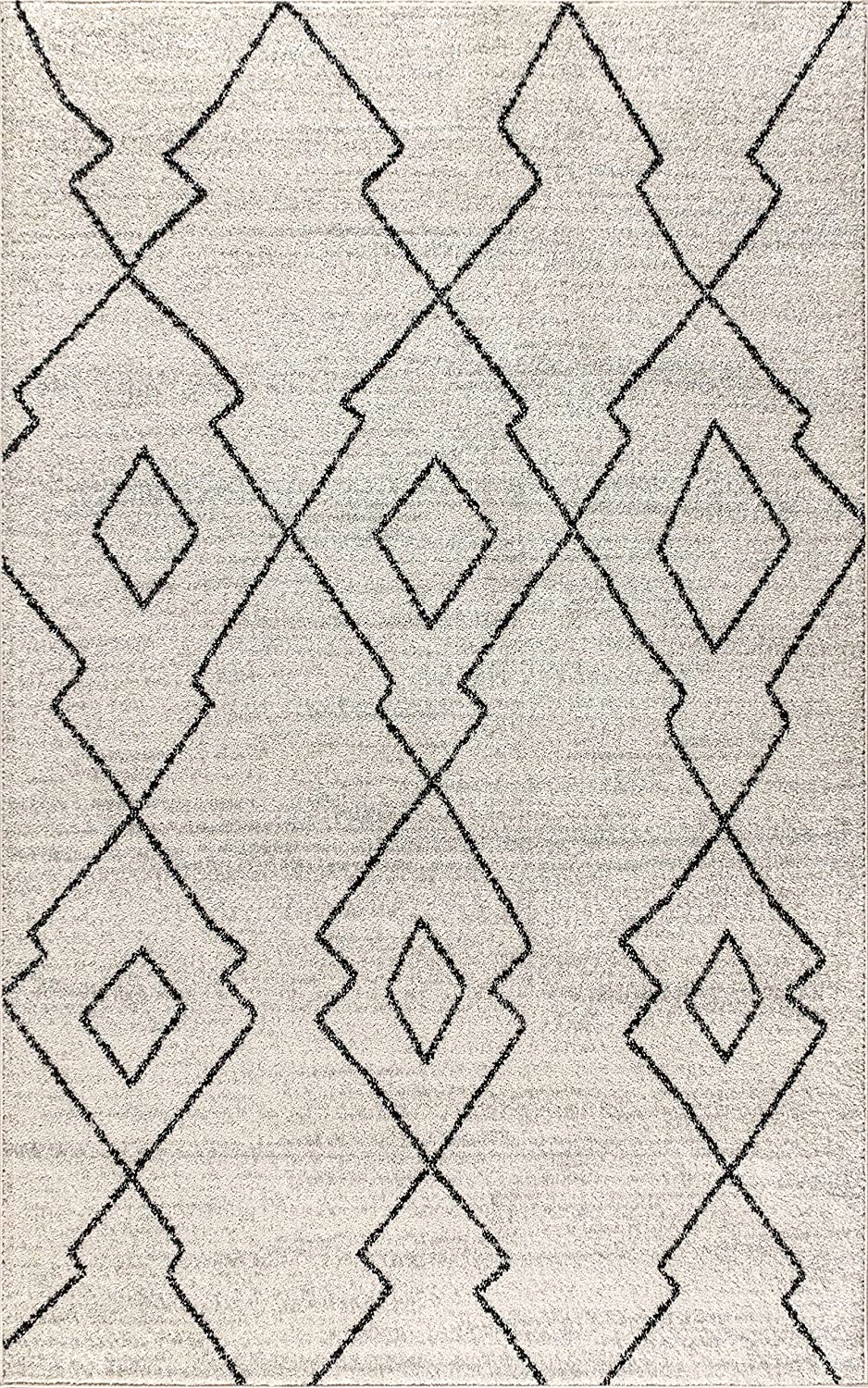 JONATHAN Y soft Area Rug for Bedroom Kitchen Living Room Indoor Black