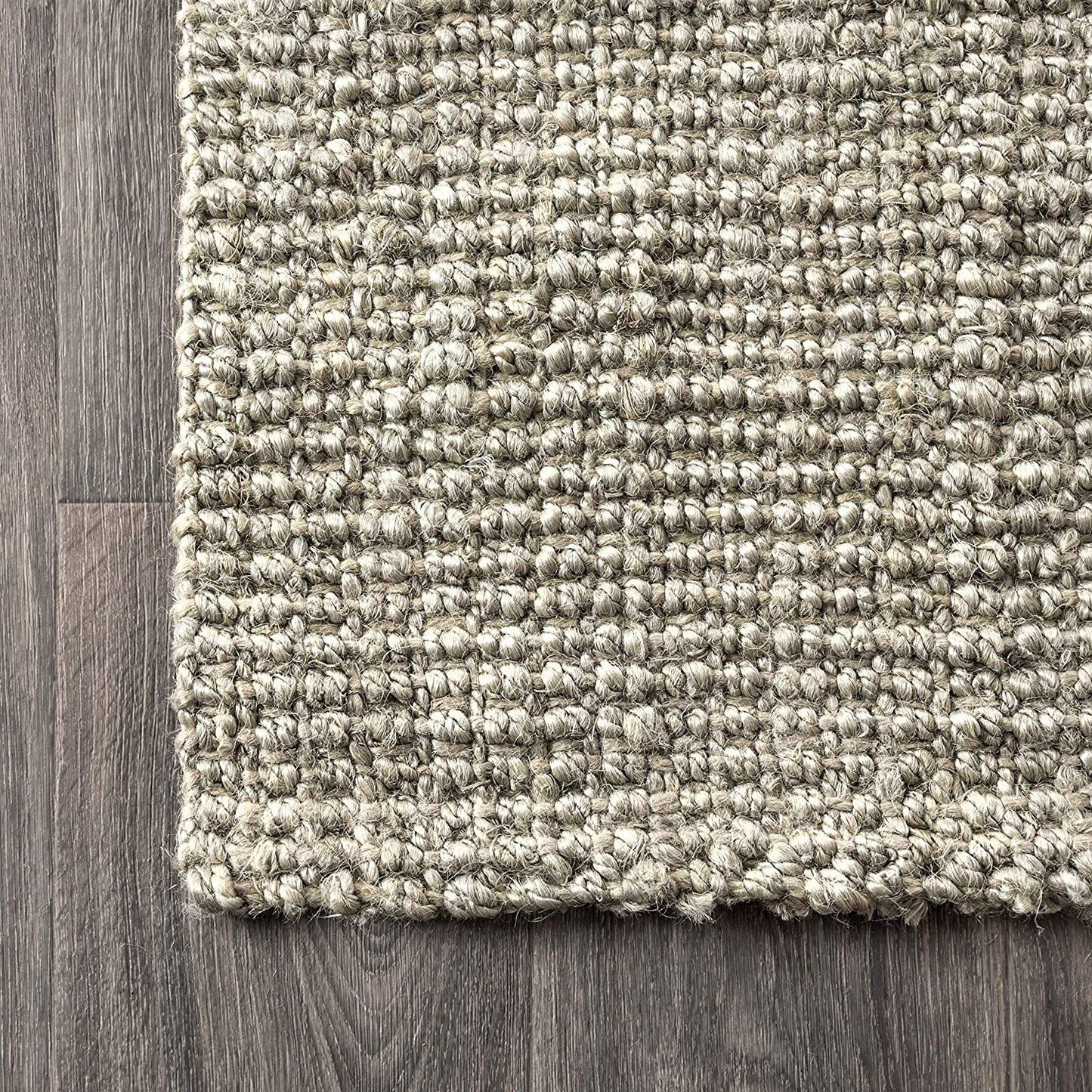 Hand Woven Chunky Jute Area Rug - Multiple Colors