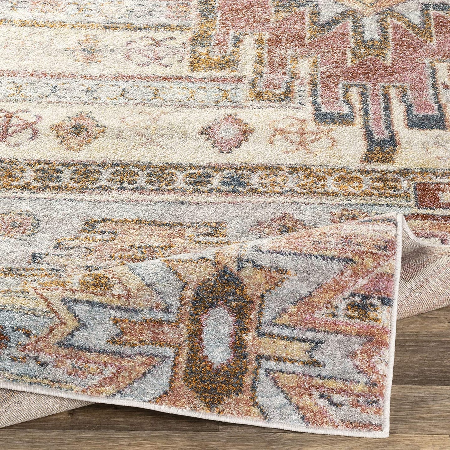 Ashens Beige Soft Area Rug