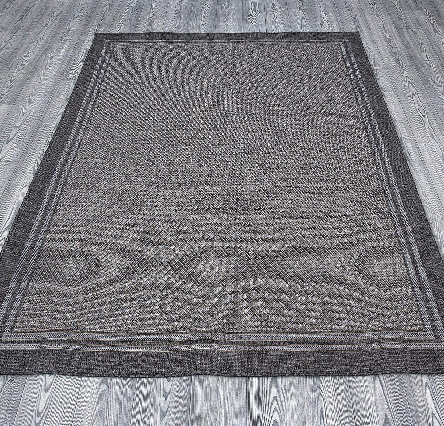 Jardin Indoor/Outoor Light Grey Area Rug