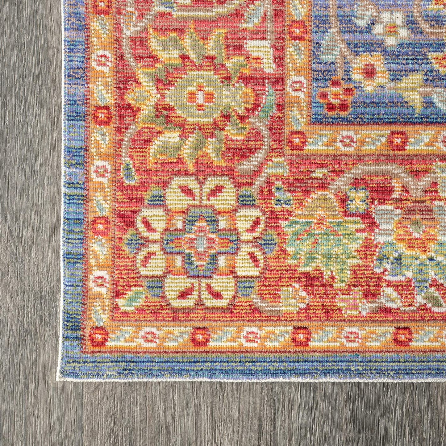 Irving Persian Plum/Terracotta Soft Area Rug