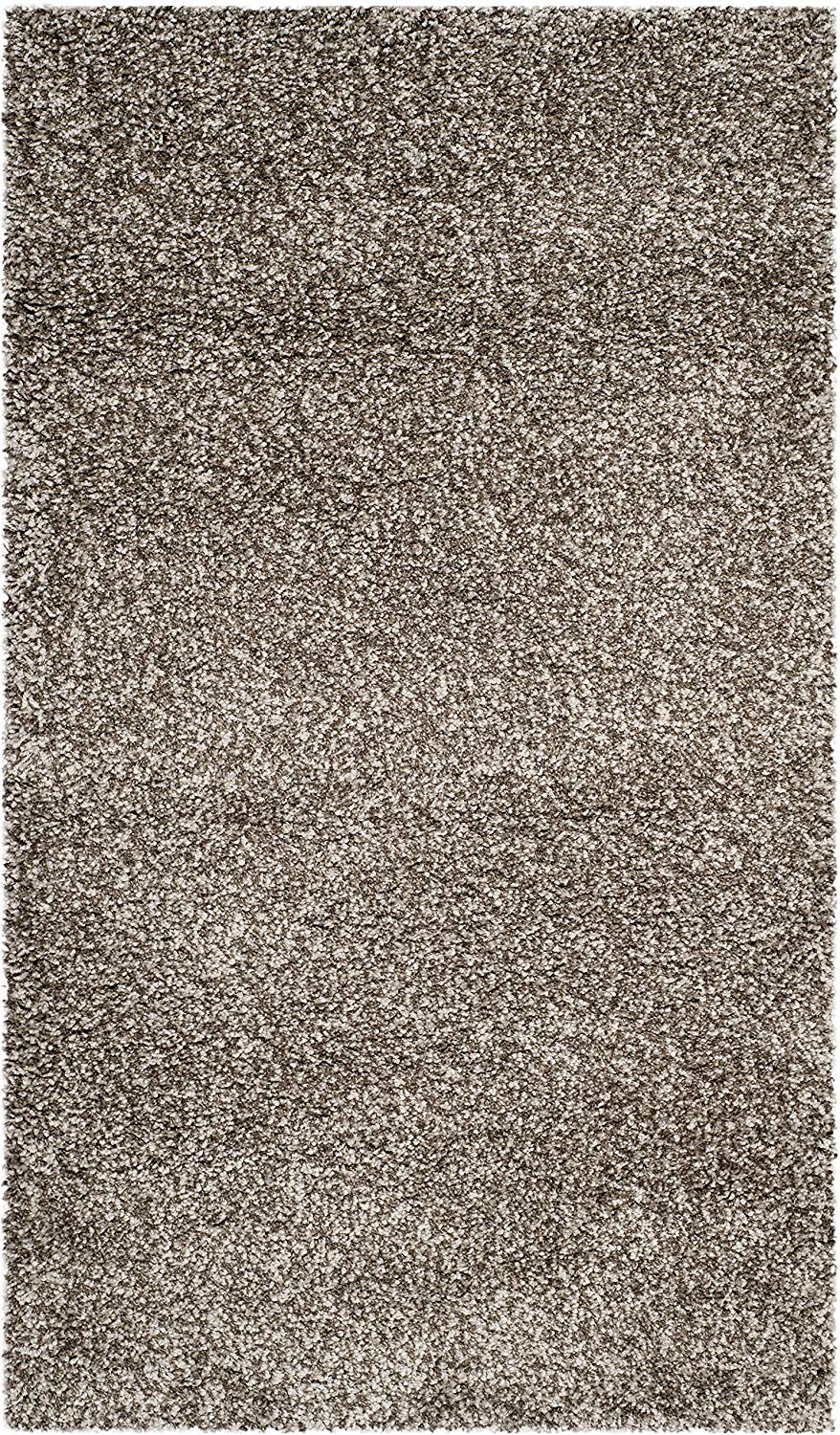 Gray Soft Plush Shag Area Rug