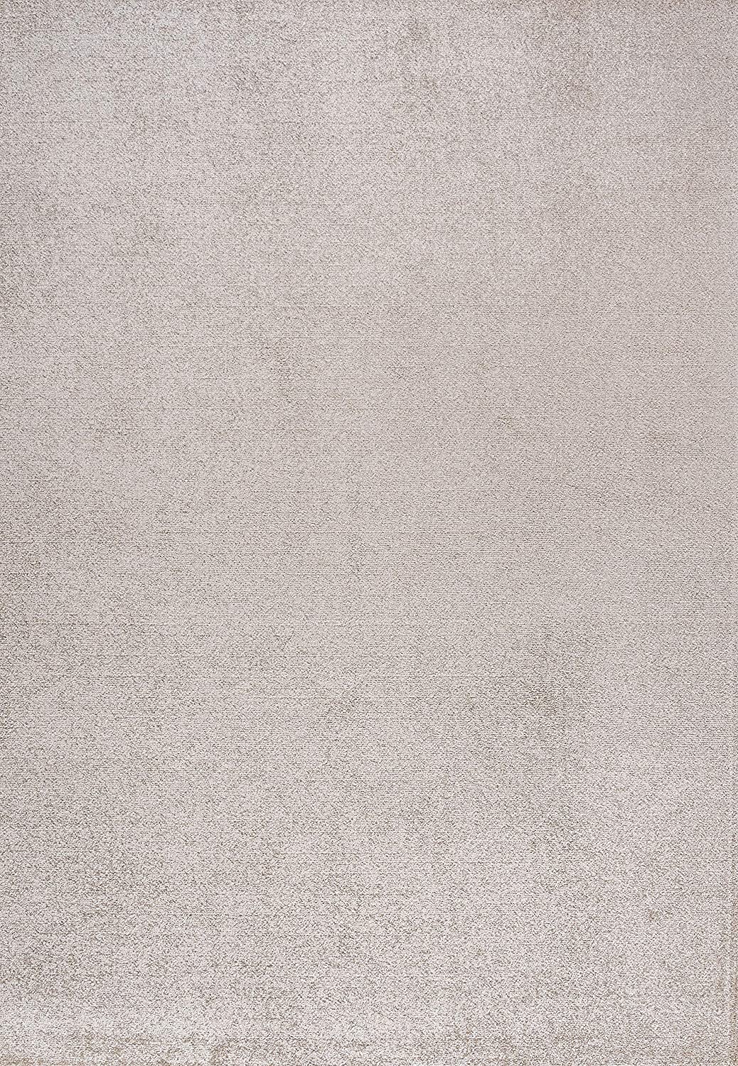 Haze Solid Low-Pile Red Soft Area Rug