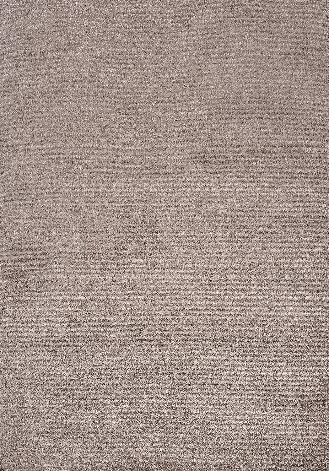 Haze Solid Low-Pile Red Soft Area Rug