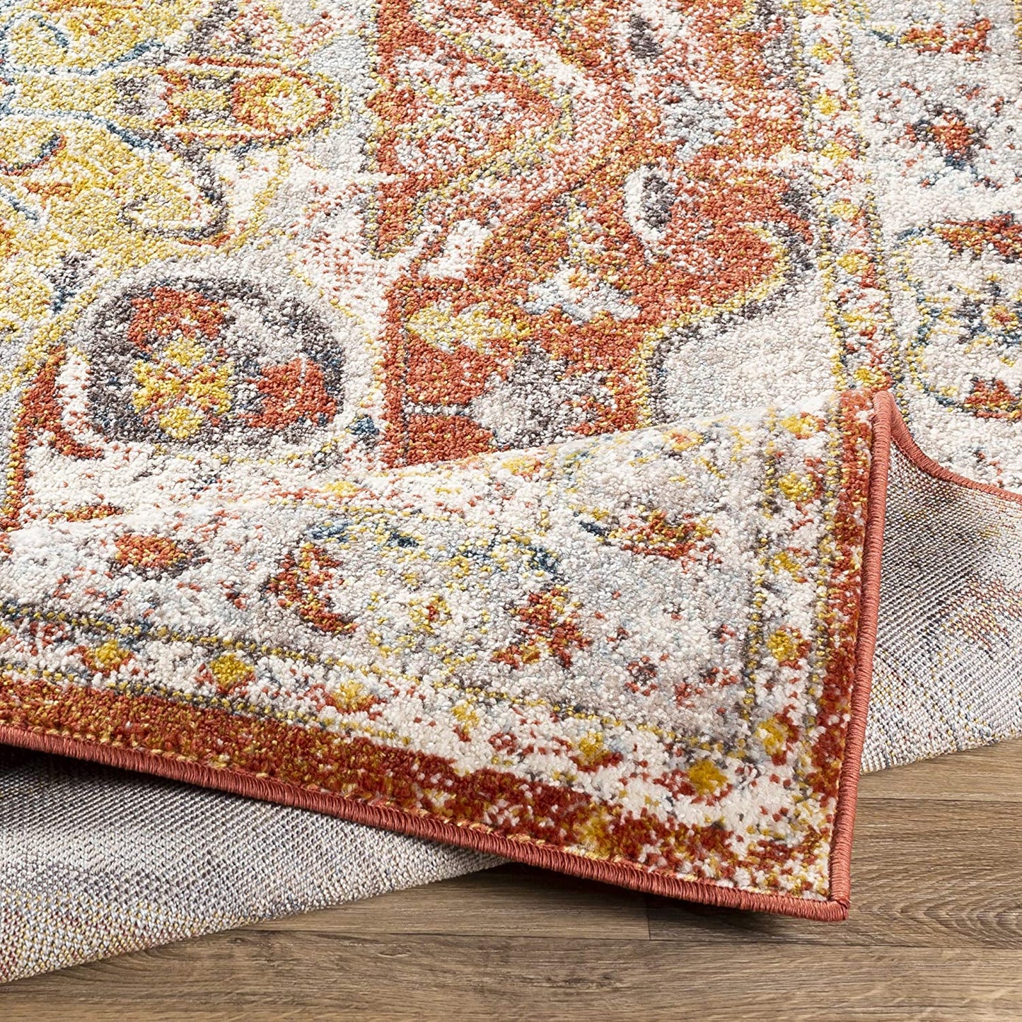Anniken Soft Area Rug, Burnt Orange