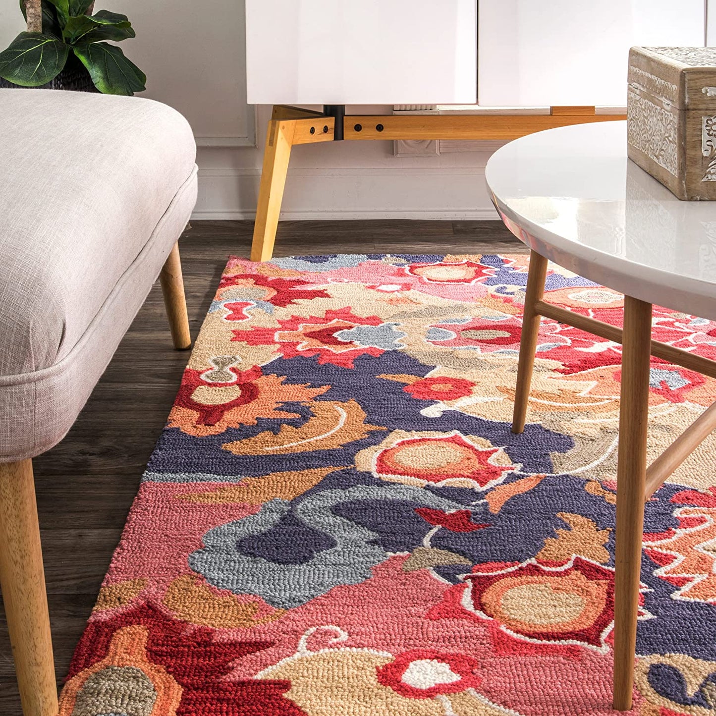 Felicity Hand Tufted Soft Area Rug, Multi