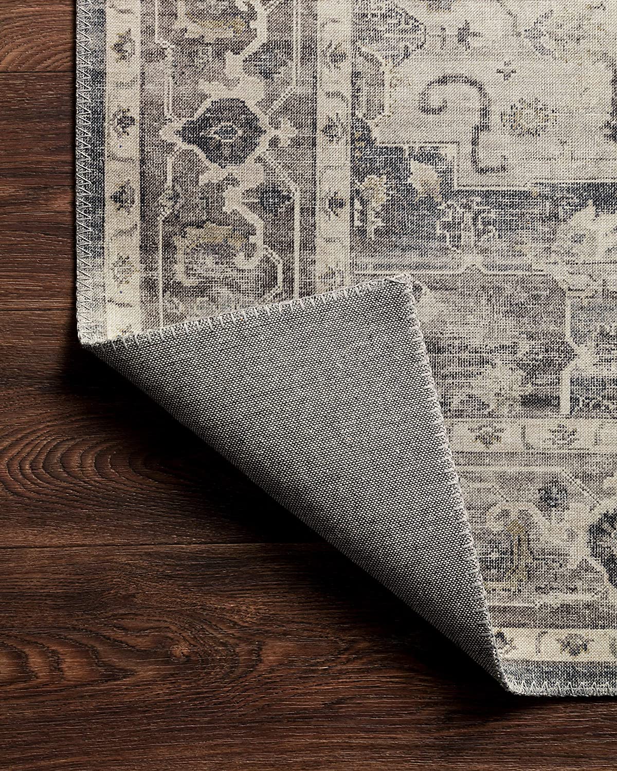 Hathaway Collection HTH-04 Beige / Multi, Traditional Area Rug