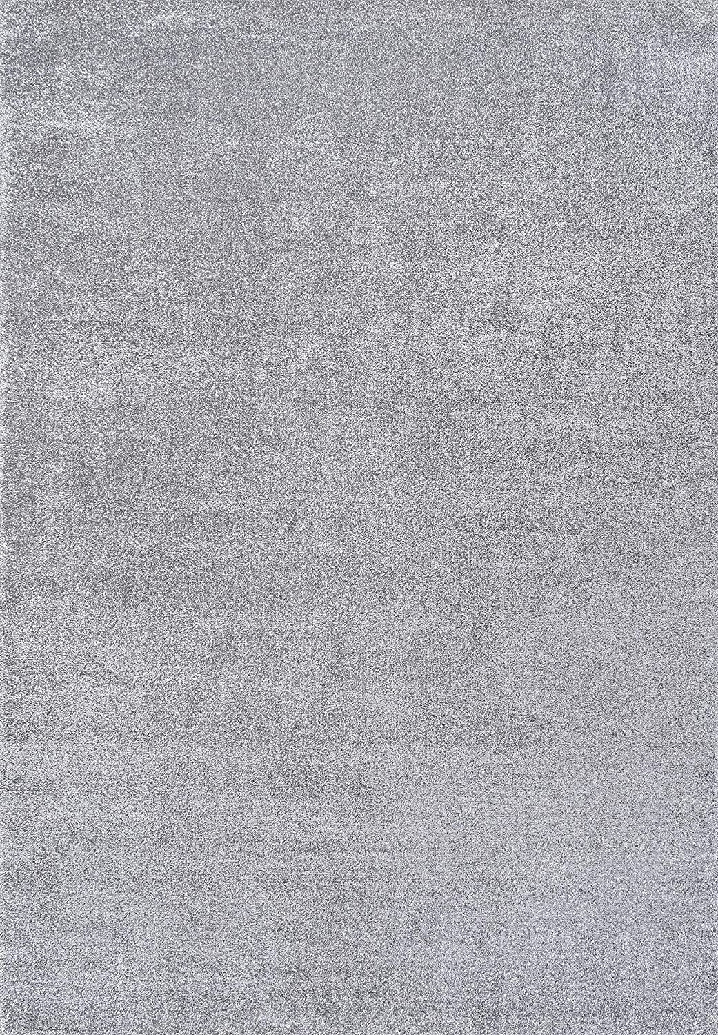 Haze Solid Low-Pile Red Soft Area Rug