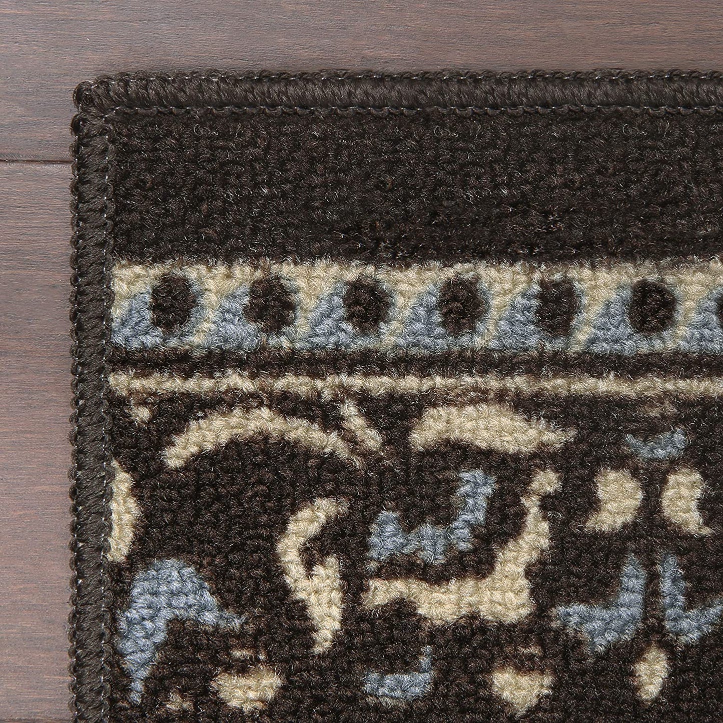 Maples Rugs Zoe Runner Rug Non Slip Hallway Brown