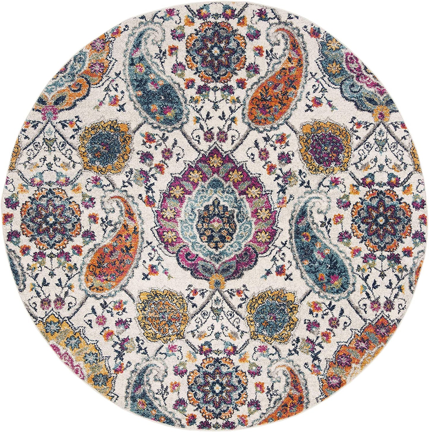 Floral Cream/multi Soft Area Rugs