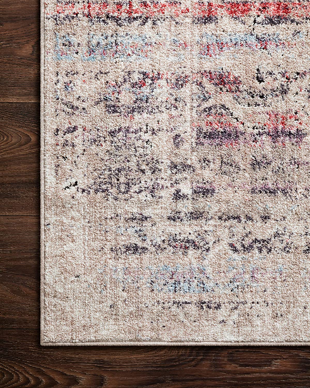 Dante Collection Soft Area Rug Beige/Multi