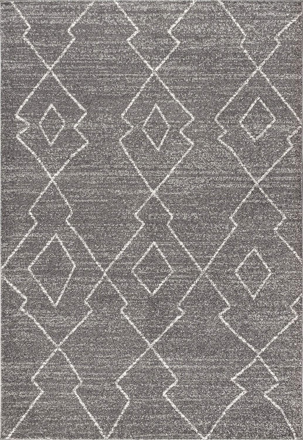 JONATHAN Y soft Area Rug for Bedroom Kitchen Living Room Indoor Black