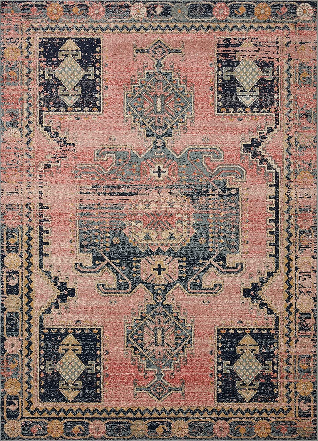 Jocelyn Collection Rose / Rose Transitional Soft Area Rug